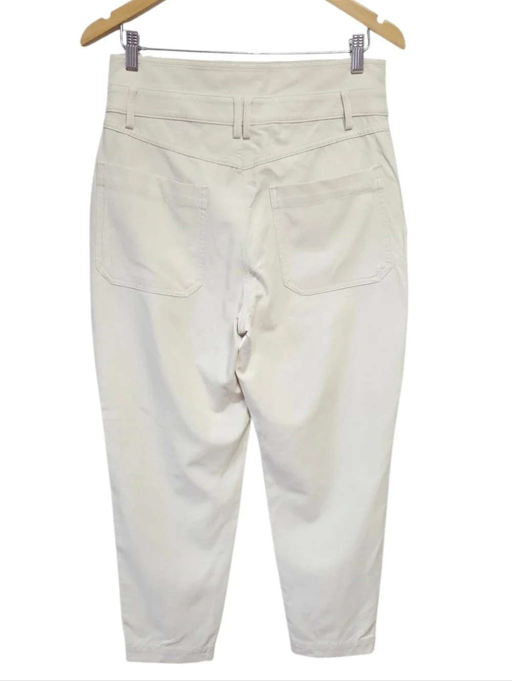 Banana Republic Refined Utility Pants Ivory Size 8